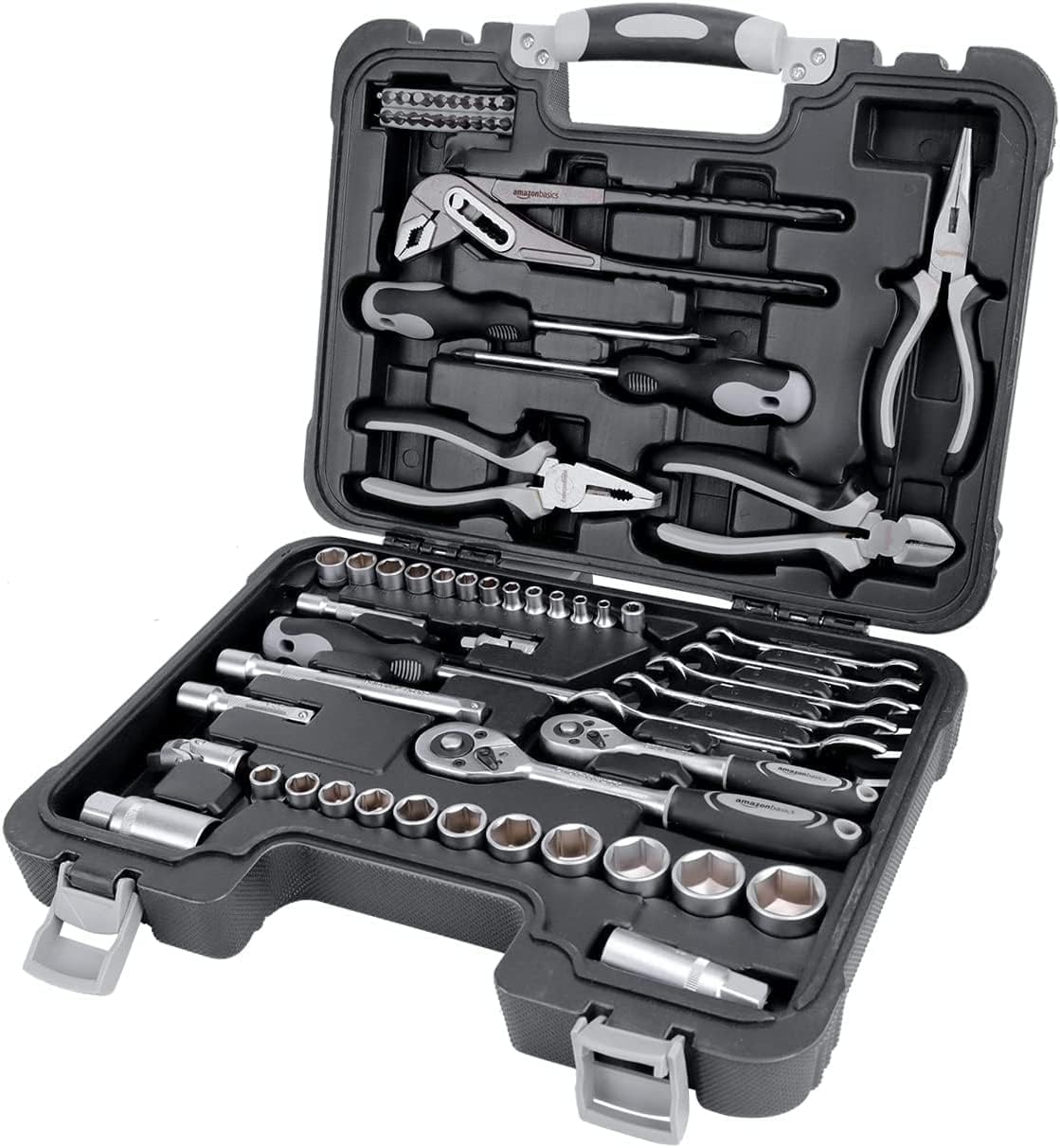 131-Piece General Household Hand Tool Set with Storage Case for Home Repair, Portable