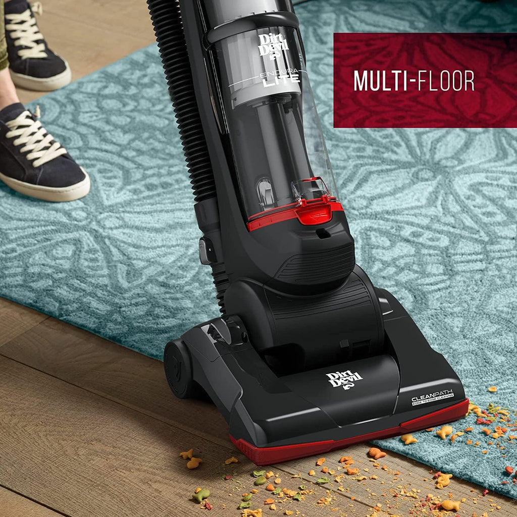 Endura Lite Upright Bagless Vacuum Cleaner for Carpet and Hard Floor, Powerful, Lightweight, Corded Vacuum Cleaners for Home Use