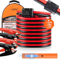 25FT Jumper Cables, 1-Gauge 800A Heavy Duty Jumper Battery Cables 25 Ft Booster Jump Start, Reverse Polarity Protection - ETL Certified, TikTokShopBlackFriday  Car battery jump pack #Summer vibes